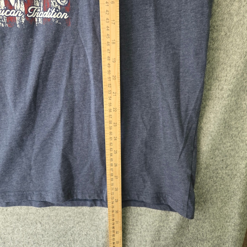 Cabelas Mens XL Graphic T-Shirt Gray American Flag Eagle Since 1961 Short Sleeve - Picture 6 of 7